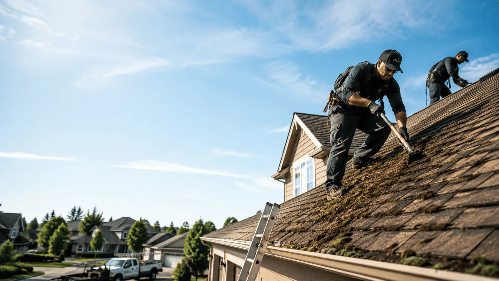Roof Moss Removal in Cornucopia, WI near me
